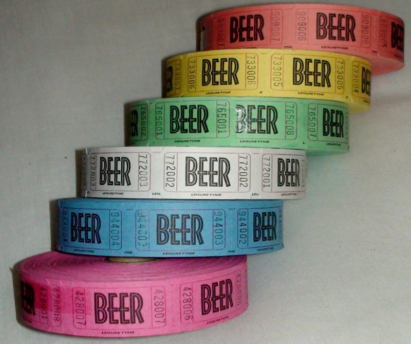 1000 beer tickets