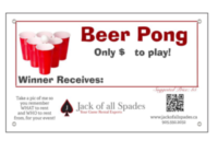 Beer Pong Sign