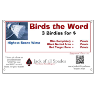 Birds the Word Sign