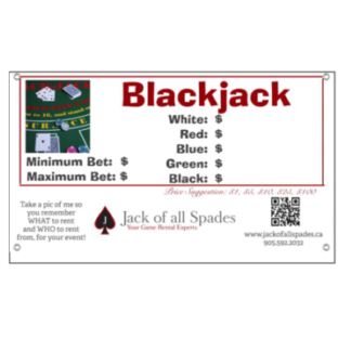 Blackjack Sign