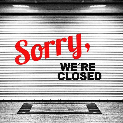 sorry we are closed