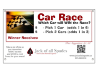 Car Race Sign