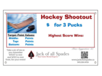 Hockey Shootout Sign