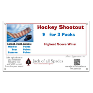 Hockey Shootout Sign