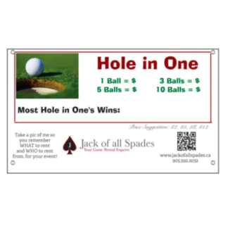 Hole in One Sign