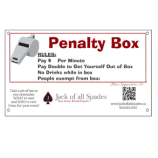 Penalty Box Sign