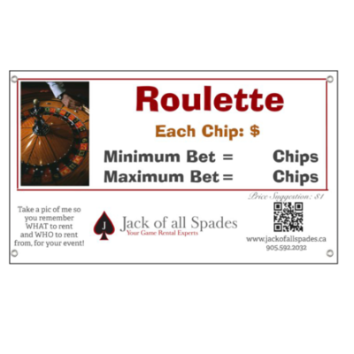 Roulette Sign