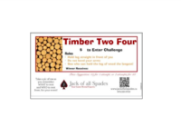 Timber Two Four Sign