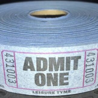 Blue Admit One Tickets